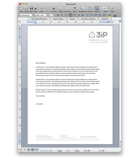 3ip_word_template_design