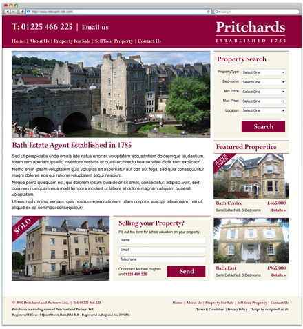 Pritchards website